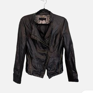 Steve Madden Black Leather Jacket